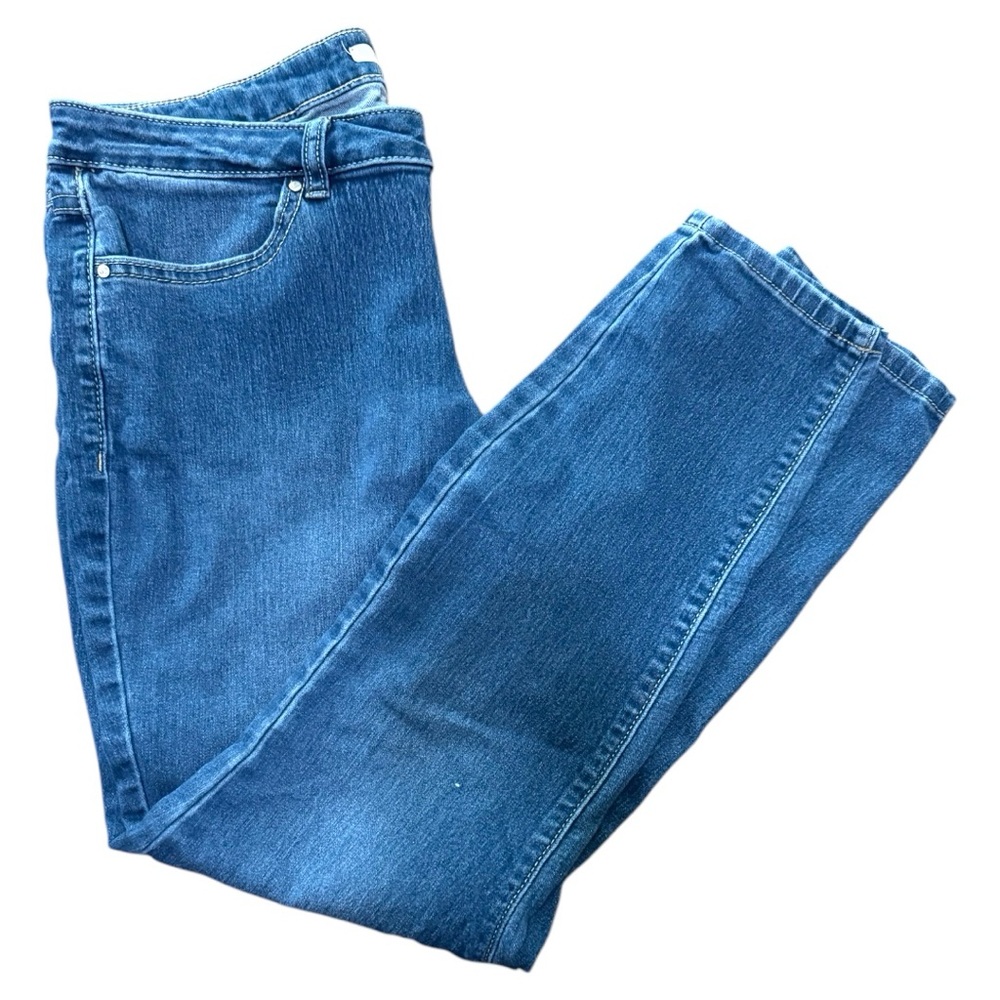 LC Lauren Conrad Blue Jeans Jeggings Stretchy Modern Fit Size 14